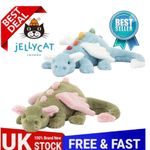 Jellycat Sky Dragon 50CM Plush Toys New With Tags Free Dust Bag UK Hot Sale