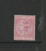 Jamaica 1870/83  Crown CC 1/2d MM SG 7/a