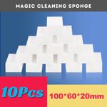 10 x Magic Cleaning Sponge Eraser Stain Remover Melamine Foam UK FREE POSTAGE!