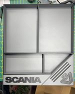 Drawer organiser for Scania next gen with card holder choose colours