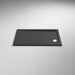 Hudson Reed Slate Grey Rectangular Shower Trays Modern Style Bathroom Slimline