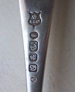 E&UH Solid Silver Forks Set of 9 Hallmarked Lion & Shield Marks
