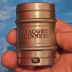 Rare Guinness Original 1959 Solid Aluminium Barrel / Keg Paperweight