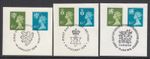 8.5p 6.5p GB Wales + Scotland + Northern Ireland Used 1974 ON PIECES (148551)