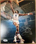 Julius Erving Autographed 8x10 Photo PSA/DNA Authenticated