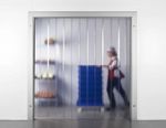 1m (w) x 2m (d) - Frosted / Privacy PVC Strip Curtain Kit - 200mm x 2mm Strips