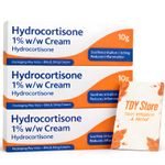 3 x Hydrocortison Cream 1% w/w Bite and Sting - Packaging May Vary