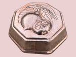 Vintage Tin Lined Copper Lemon Motif Octagon  Mold-Medium