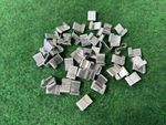 Stainless Steel Pre-Formed Overlap Clips - Greenhouse Glazing Clips x50