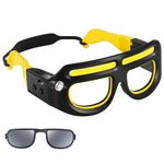 Rechargeable LED Safety Glasses Work Light Headlamp for Automotive DIY