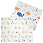 2Sided Foldable Baby Play Mat Soft Foam Crawling Rug Waterproof Floor Carpet
