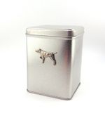 German Shorthaired Pointer Tin Tea Caddy Coffee Tin Kitchen Storage Trinket Tin