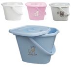 Nappy Changing Dispose Diapers Laundry Bin Pail Bucket + Lid 12L