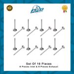 BMW 2.0 N47D20 ENGINE INLET & EXHAUST VALVE 11127797711 11348511622 - 16 PCS SET