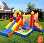Inflatable Bouncy Castle with water slide
