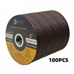 100PCS SATC 125mm X 1mm Thin Stainless Steel Metal Cutting Discs For GRINDER