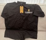A New Guinness (L)  Black Cotton & Polyester Collared Shirt 16/16.5 Neck