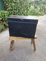Vintage Metal Deed Box with Handles