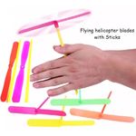 30pcs Helicopter Propeller Rub Fly Toy Bamboo Dragonfly toy Kid party bag filler