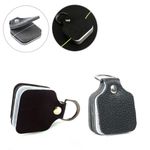 1pc Fly Fishing Line Leader Straightener Cleaner Patch Tool Leather 47*57mm