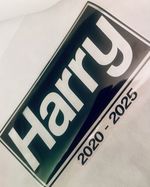 Oasis Style School Leavers Personalised Iron On TShirt Transfer.