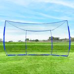 FORTRESS ProFlex Baseball Turtle Backstop │ 16FT x 9FT - Pop-up Safety Net