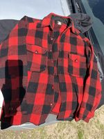 Woolrich Wool Vintage Buffalo Plaid Jacket Red Black Size 16