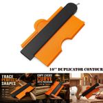 10" Duplicator Contour Gauge With Lock Shape Profile Gauge Tool &Tiling Laminate
