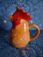 Quail Ceramics Cockerel Buff Orpington Jug. 5 Inches High.