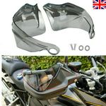 For BMW R1200GS R1250GS F800GS Handlebar Hand Guard Riser Extension Shield Smoke