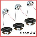 Small Mini Audio Speaker Speaker 4 ohm 3W With Cable 10cm 20cm 30cm 40cm 50cm
