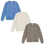 Ladies M&S Air Yarn Crew Neck Jumper Sizes XS to XL UK 6 to 22