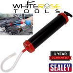 Sealey Oil Suction Syringe Vacuum Fluid Transfer Extractor Pump Gearbox 500ml
