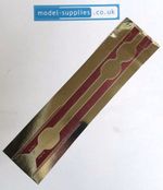 Dinky 952 954 Vega Major Luxury Coach Reproduction Stickers Set
