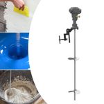 50 Gallon Mixer Tank Barrel Air Mix Pneumatic Clip Bracket Stainless Steel