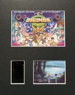 DIGIMON.   The Movie .   35mm Film Cell Mounted Display