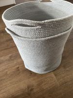 2 x Great Little Trading Company - Rope Storage Basket with Handles Grey