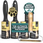 Lint Roller Pet Hair Remover Clothes Fluff Catcher Sticky Refills Cat Fur Dust