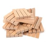 JCP Hardwood Wood Wedge Fence Panel Packers Shim Wooden Wedge 48 Pack