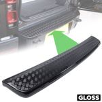 Rear bumper FULL cover trim for New Defender L663 Gloss Black extended protector