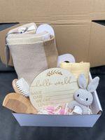 Newborn Baby Gift Box Unisex Baby Shower Gift Set 6pc Girl Boy Hamper Mum to Be