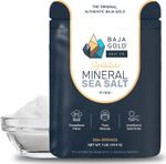 Baja Gold Mineral Sea Salt – Fine Grind – Unrefined, Mineral-Rich 454g