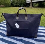 Bric's Life Cargo Duffle Bag | Navy Blue Suede-Effect | NWT