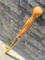 Traditional Sweet Chestnut Shillelagh Scared Wood Walking Stick Beautiful Cane 