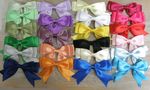 Bows Large Double Satin Ribbon With Tails 3 to 4 inch wide Beautiful 25 pack