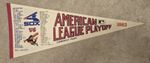 Vintage 1983 American League Playoff Pennant Team Roster White Sox vs Orioles