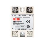 AC-AC Single Phase Solid State Relay Module SSR 10AA-100AA 80~250V AC 24~380V AC