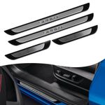 For Mini Countryman Chrome Door Sill Trim Plate Covers Scratch Guard 4 Pcs