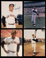 Willie Mays Single-Signed 8x10 Autographed Photos Lot (4) w/ JSA LOA