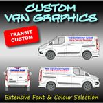 Van Graphics Sign Writing Vehicle lettering signs Ford Transit Custom